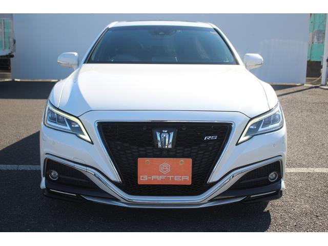 クラウンハイブリッド ＲＳアドバンス　禁煙車　サンルーフ　純正８型ナビ　フルセグＴＶ　黒革シート　シートヒーター　全周囲カメラ　レーダークルーズコントロール　ブラインドスポットモニター　ＥＴＣ２．０　ベンチレーション　クリアランスソナー（10枚目）