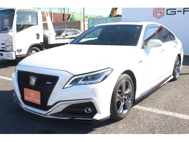 クラウンハイブリッド ＲＳアドバンス　禁煙車　サンルーフ　純正８型ナビ　フルセグＴＶ　黒革シート　シートヒーター　全周囲カメラ　レーダークルーズコントロール　ブラインドスポットモニター　ＥＴＣ２．０　ベンチレーション　クリアランスソナー（11枚目）