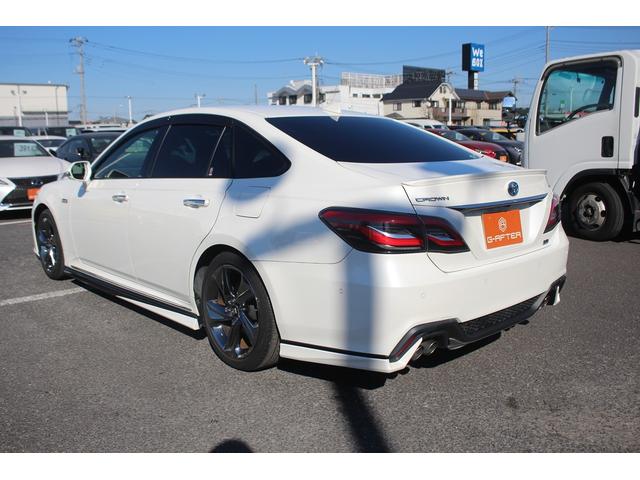 クラウンハイブリッド ＲＳアドバンス　禁煙車　サンルーフ　純正８型ナビ　フルセグＴＶ　黒革シート　シートヒーター　全周囲カメラ　レーダークルーズコントロール　ブラインドスポットモニター　ＥＴＣ２．０　ベンチレーション　クリアランスソナー（13枚目）