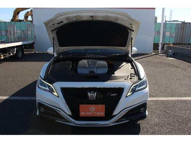 クラウンハイブリッド ＲＳアドバンス　禁煙車　サンルーフ　純正８型ナビ　フルセグＴＶ　黒革シート　シートヒーター　全周囲カメラ　レーダークルーズコントロール　ブラインドスポットモニター　ＥＴＣ２．０　ベンチレーション　クリアランスソナー（75枚目）
