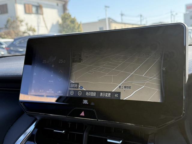 ハリアーハイブリッド Ｚ　禁煙車　ＪＢＬサウンド　純正１２．３インチナビ　アラウンドビューモニター　フルセグ　衝突軽減ブレーキ　電動リアゲート　リアトラフィックアラート　ビルドインＥＴＣ２．０　ブラインドスポットモニター（3枚目）