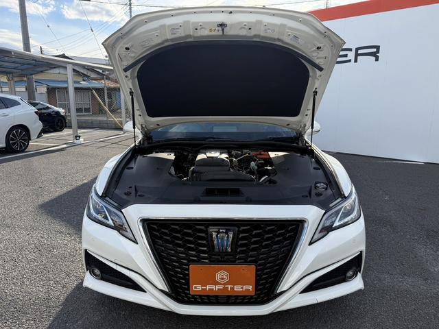 クラウンハイブリッド Ｓ　エレガンススタイル　禁煙車　純正ナビ　フルセグ　バックカメラ　ハーフレザーシート　シートヒーター　パワーシート　衝突被害軽減ブレーキ　アダプティブクルーズコントロール　クリアランスソナー　ＥＴＣ２．０　レーンアシスト（73枚目）