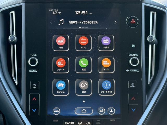 レヴォーグ ＳＴＩスポーツ　ＥＸ　禁煙車　純正１１．６インチナビ　フルセグ　フロント・サイド・バックカメラ　赤黒ツートンレザー　アイサイトＸ　メモリ付パワーシート　電動リアゲート　シートヒーター　アダプティブクルーズコントロール（4枚目）