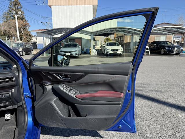 レヴォーグ ＳＴＩスポーツ　ＥＸ　禁煙車　純正１１．６インチナビ　フルセグ　フロント・サイド・バックカメラ　赤黒ツートンレザー　アイサイトＸ　メモリ付パワーシート　電動リアゲート　シートヒーター　アダプティブクルーズコントロール（35枚目）