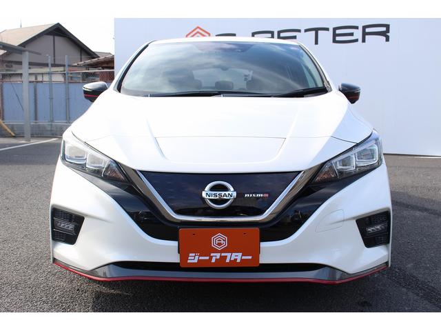 リーフ ニスモ　純正ナビ　フルセグ　３６０度カメラ　衝突軽減ブレーキ　プロパイロット　ＬＥＤヘッドライト　シートヒーター　ブラインドスポットモニター　社外アルミホイール　スマートキー　ＥＴＣ（8枚目）