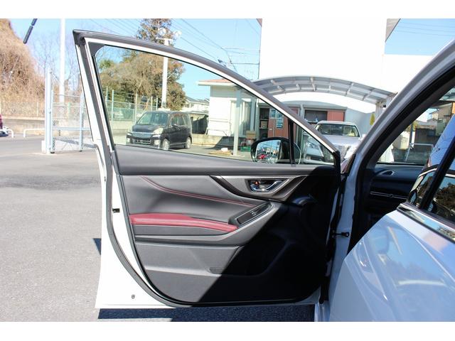 レヴォーグ ＳＴＩスポーツ　ＥＸ　禁煙車　本革シート　アイサイトＸ　純正１１．６インチナビ　フルセグ　フロントサイドバックカメラ　レーダークルーズコントロール　衝突軽減　クリアランスソナー　電動リアゲート　シートヒーター　パワーシート（37枚目）