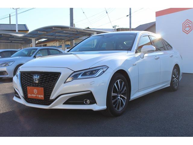 クラウンハイブリッド Ｇ　禁煙車　純正８インチナビ　ビルトインＥＴＣ２．０　バックカメラ　ブラインドスポットモニター　レーダークルーズ　マイコンプリセットドライビングポジションシステム　シートヒーター　クリアランスソナー（15枚目）