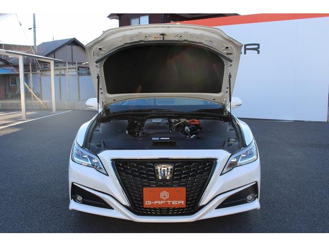 クラウンハイブリッド Ｇ　禁煙車　純正８インチナビ　ビルトインＥＴＣ２．０　バックカメラ　ブラインドスポットモニター　レーダークルーズ　マイコンプリセットドライビングポジションシステム　シートヒーター　クリアランスソナー（72枚目）