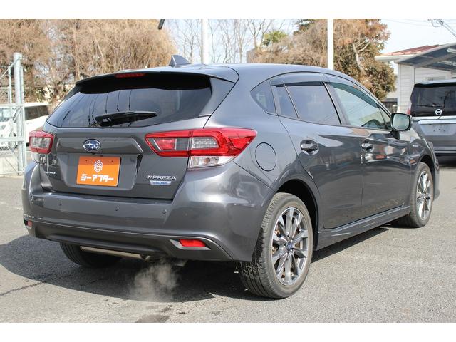 インプレッサスポーツ ２．０ｅ－Ｌアイサイト　禁煙車　純正８インチナビ　フロント・サイド・バックカメラ　フルセグ　衝突軽減ブレーキ　アダプティブクルーズコントロール　ＥＴＣ２．０　　メモリ付パワーシート　レーンキープ　ブラインドスポットモニター（22枚目）