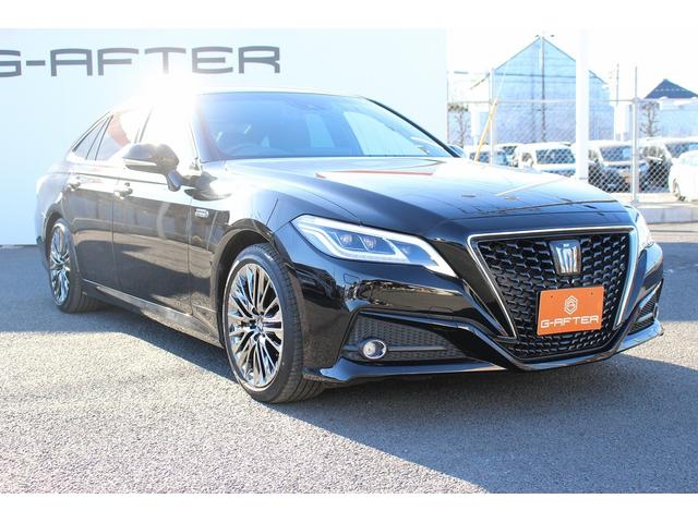 クラウンハイブリッド Ｇ－エグゼクティブ　禁煙車　純正１２．３インチナビ　ビルトインＥＴＣ２．０　ブラック革シート　シートヒーター　シートベンチレーション　ブラインドスポットモニター　デジタルインナーミラー　レーダークルーズ　オートホールド（9枚目）