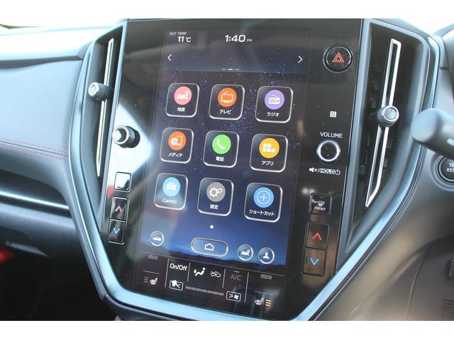 レヴォーグ ＳＴＩスポーツ　ＥＸ　禁煙車　サンルーフ　スマートリアビューミラー　本革シート　アイサイトＸ　純正１１．６インチナビ　フルセグ　フロントサイドバックカメラ　衝突軽減　クリアランスソアー　電動リアゲート　パワーシート　ＥＴＣ（59枚目）