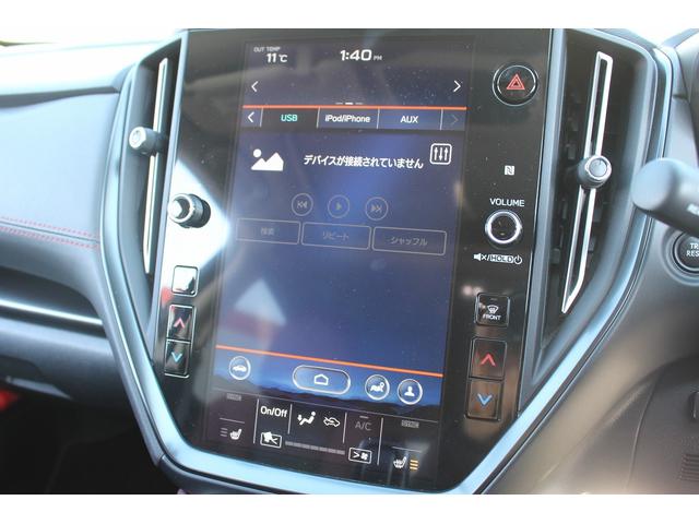 レヴォーグ ＳＴＩスポーツ　ＥＸ　禁煙車　サンルーフ　スマートリアビューミラー　本革シート　アイサイトＸ　純正１１．６インチナビ　フルセグ　フロントサイドバックカメラ　衝突軽減　クリアランスソアー　電動リアゲート　パワーシート　ＥＴＣ（60枚目）