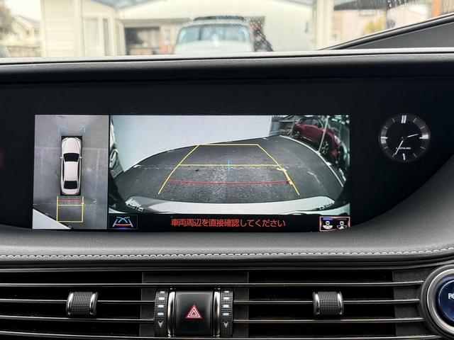 ＬＳ ＬＳ５００ｈ　Ｆスポーツ　禁煙車　サンルーフ　純正１２．３インチワイドディスプレイ　ハーフレザー　フルセグ　３６０°カメラ　プリクラッシュセーフティ　アダクティブクルーズコントロール　シートヒーター　シートエアコン　ＥＴＣ（5枚目）