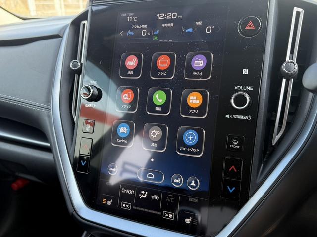 レヴォーグ GT EX 禁煙車 スマートリアビューミラー 純正11.6型ナビ F・S・Rカメラ フルセグ 衝突軽減 レーダークルーズコントロール シートヒーター クリアランスソナー 電動格納ミラー パークアシスト(3枚目)