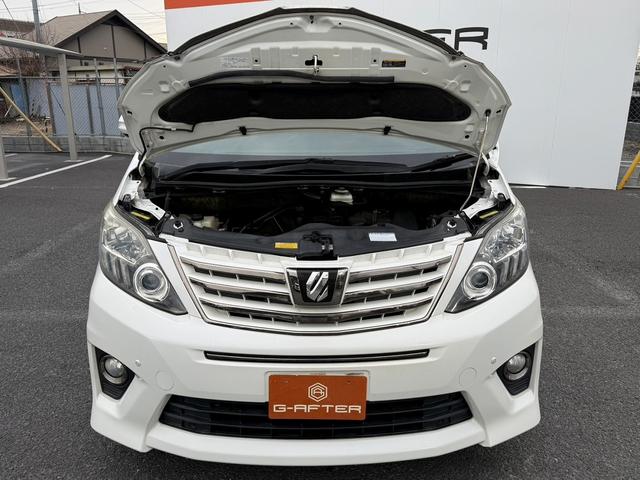 アルファード ２４０Ｓ　タイプゴールド　禁煙車　純正ナビ　バックカメラ　フルセグ　両側電動スライドドア　後席モニター　オートクルーズコントロール　ハーフレザー　純正１８インチアルミホイール　ビルトインＥＴＣ　パークアシスト　ＬＥＤ（76枚目）