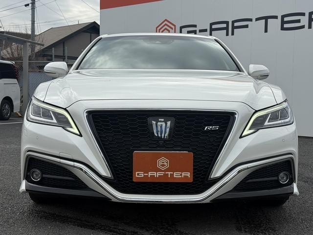 クラウンハイブリッド ＲＳアドバンス　禁煙車　純正８インチナビ　地デジ　アラウンドビューモニター　トヨタセーフティセンス　アダプティブクルーズコントロール　黒革シート　ブラインドスポットモニター　ＥＴＣ２．０　シートヒーター（8枚目）