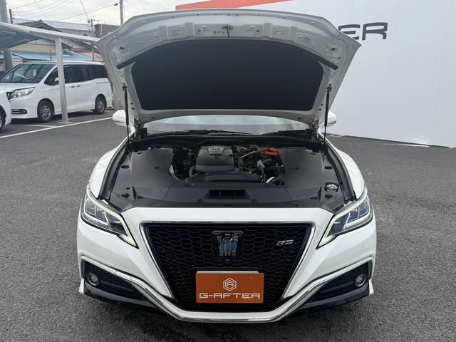 クラウンハイブリッド ＲＳアドバンス　禁煙車　純正８インチナビ　地デジ　アラウンドビューモニター　トヨタセーフティセンス　アダプティブクルーズコントロール　黒革シート　ブラインドスポットモニター　ＥＴＣ２．０　シートヒーター（74枚目）