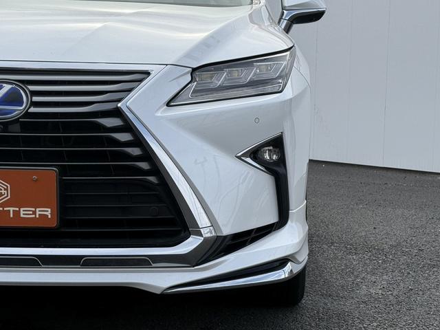 RX RX450h バージョンL 禁煙車 純正12.3インチナビ フルエアロ 3眼LEDヘッドライト アラウンドビューカメラ 茶革シート 衝突軽減ブレーキ シートエアコン アダプティブクルーズコントロール シートヒーター ETC2.0(25枚目)