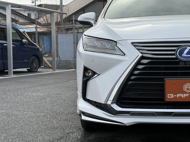 RX RX450h バージョンL 禁煙車 純正12.3インチナビ フルエアロ 3眼LEDヘッドライト アラウンドビューカメラ 茶革シート 衝突軽減ブレーキ シートエアコン アダプティブクルーズコントロール シートヒーター ETC2.0(27枚目)