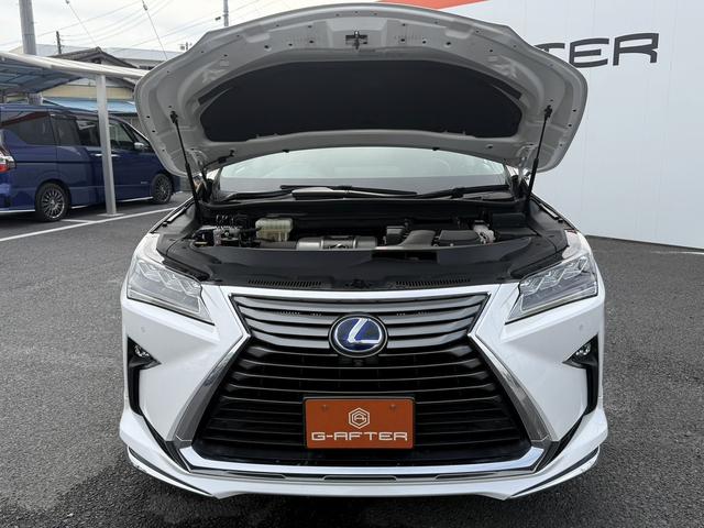 RX RX450h バージョンL 禁煙車 純正12.3インチナビ フルエアロ 3眼LEDヘッドライト アラウンドビューカメラ 茶革シート 衝突軽減ブレーキ シートエアコン アダプティブクルーズコントロール シートヒーター ETC2.0(80枚目)
