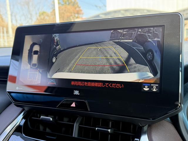 ハリアーハイブリッド Ｚ　禁煙車　純正１２．３インチナビ　ＪＢＬサウンド　アラウンドビューカメラ　フルセグ　電動リアゲート　デジタルインナーミラー　ビルトインＥＴＣ．０　衝突軽減ブレーキ　アダクティブクルーズコントロ－ル（4枚目）
