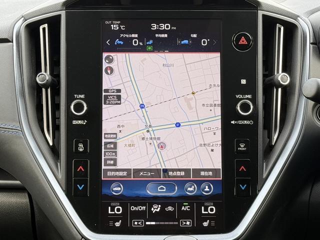 レヴォーグ GT-H EX 禁煙車 純正11インチナビ フルセグ フロント&バック&サイドカメラ シートヒーター メモリー付きパワーシート パワーリアゲート パドルシフト ステアリング連動ヘッドランプ 衝突軽減 運転支援(3枚目)