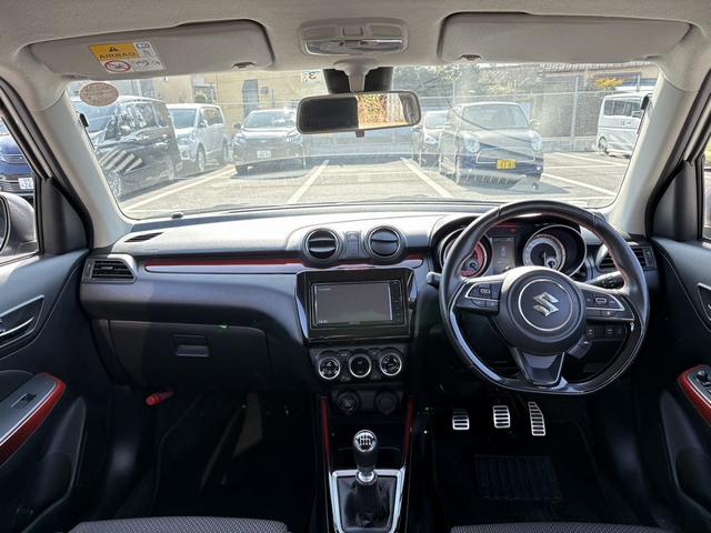 スイフトスポーツ ベースグレード　禁煙車　６ＭＴ　純正ナビ　フルセグ　バックカメラ　衝突軽減ブレーキシステム　アダクティブクルーズコントロール　　レーンアシスト　シートヒーター　ＢＢＳアルミホイール　Ｂｌｕｅｔｏｏｔｈ接続　ＥＴＣ（17枚目）