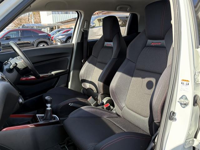 スイフトスポーツ ベースグレード　禁煙車　６ＭＴ　純正ナビ　フルセグ　バックカメラ　衝突軽減ブレーキシステム　アダクティブクルーズコントロール　　レーンアシスト　シートヒーター　ＢＢＳアルミホイール　Ｂｌｕｅｔｏｏｔｈ接続　ＥＴＣ（43枚目）