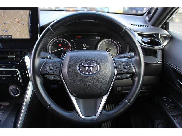 ハリアー Ｚ　禁煙車　ＪＢＬプレミアムサウンドシステム　パノラミックビューモニター　純正１２．３インチディスプレイナビ　ブラインドスポットモニター　カラーヘッドアップディスプレイ　ビルトインＥＴＣ２．０（18枚目）