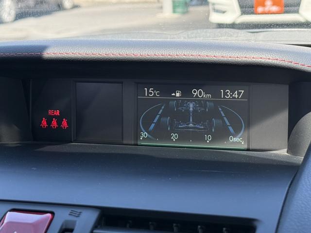 ＷＲＸ ＳＴＩ ＳＴＩ　タイプＳ　禁煙車　６速ＭＴ　パナソニックナビ　バックカメラ　ＢＩＬＳＴＥＩＮ製ダンパー　Ｂｒｅｍｂｏ製ＳＴＩロゴ入りキャリパー　ＥＴＣ　フルセグ　ハーフレザーシート　ステアリングリモコン（57枚目）