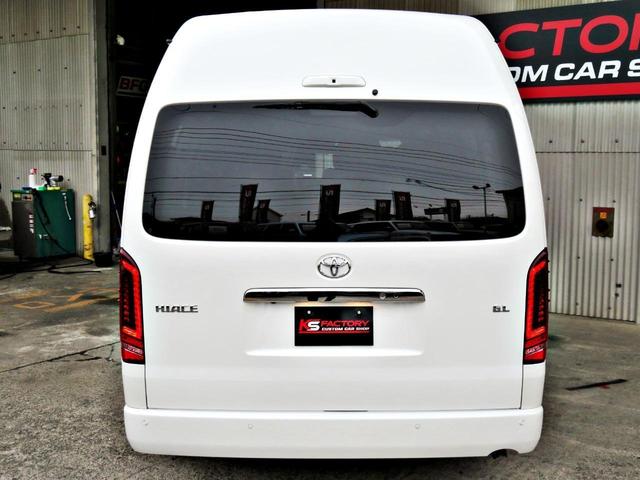 ハイエースコミューター スーパーロングＧＬ　登録済新車／３ナンバー／１０人乗り乗用登録／ワゴンディーゼル／構造変更／メッキグリル・ミラー／１７インチＡＷ／ローダウン／ＬＥＤテールランプ／シートカバー／ＳＤフルセグナビ／ＥＴＣ／バックモニター／／（26枚目）