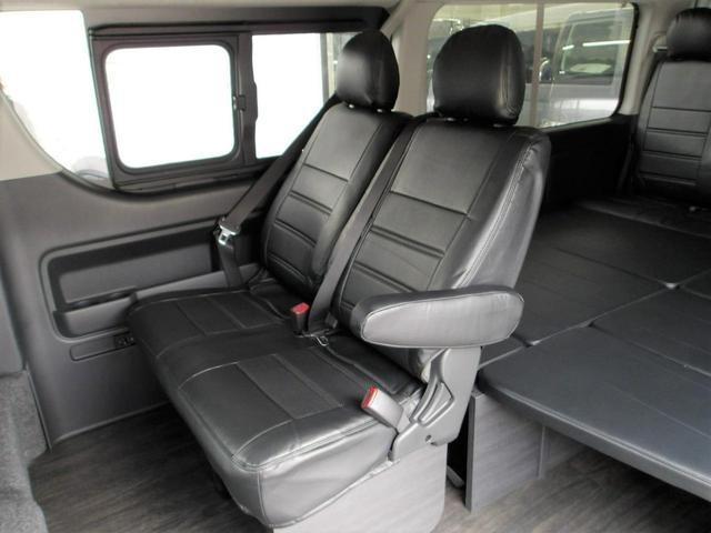 ハイエースワゴン ＧＬ　未登録新車／ＫＳＦサルーン１内装架装／アルパインＢＩＧ－Ｘ１１インチナビ／アルパイン後席モニター／車中泊可能テーブル付きパワースライドドア／ＥＴＣ／ＰＶＭバックカメラ／キャンピングカー仕様フルフラット（40枚目）