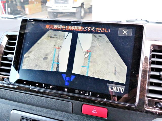 ハイエースバン スーパーGL ダークプライムII 新車未登録/7型/6AT/2800ccディーゼルターボ/415コブラフルエアロ/18インチAW/両側出しマフラーカッター/ワイパーカウル/ルーフスポイラー/イエローキャリパーカバー/フルセグTV/(62枚目)