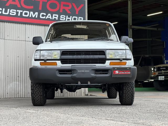ランドクルーザー８０ ＶＸリミテッド　ランクル８０　１ＨＤディーゼルターボ　前後デフロック　新品ホワイト全塗装　ナロー仕様　　純正車高　新品ＫＳオリジナルホイール　新品ＢＦグットリッチタイヤ　サンルーフ　背面タイヤ　クルコン（59枚目）