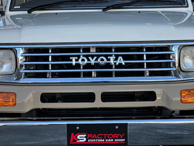 ランドクルーザープラド EXワイド ナローボディ仕様 ベージュホワイトツートン全塗装済み 新品グリル 新品ウインカーレンズ 新品3色LEDコンビテール シートカバー ナルディハンドル ナビ Bカメラ フルセグTV 輸出用ホイール(68枚目)