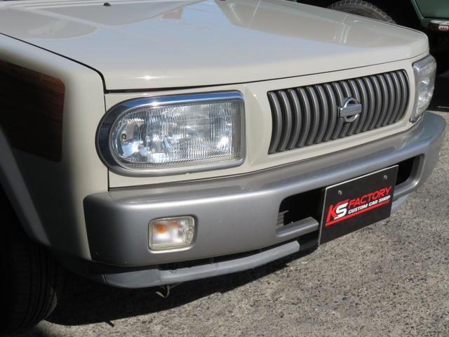 ラシーン ｆｔ　タイプＳ　下取り車　４ＷＤ　木目調パネル　ナルディハンドル　レザー調シートカバー　キーレス　１ＤＩＮオーディオ　ＥＴＣ　電動格納ミラー　タイミングチェーン　社外ホイール　背面タイヤ（33枚目）