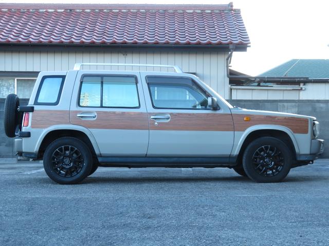 ラシーン ｆｔ　タイプＳ　下取り車　４ＷＤ　木目調パネル　ナルディハンドル　レザー調シートカバー　キーレス　１ＤＩＮオーディオ　ＥＴＣ　電動格納ミラー　タイミングチェーン　社外ホイール　背面タイヤ（59枚目）