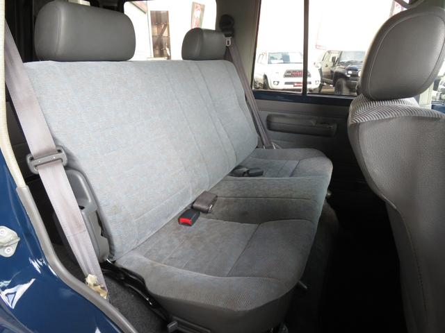 ランドクルーザー70 LX ランクル76 後期型 新品ネイビー全塗装済み フェンダーミラー ナローボディ 4ナンバー登録 ブラッドレーVホイール マットブラックグリル マットブラックバンパー パワーウインドウ 集中ドアロック(17枚目)