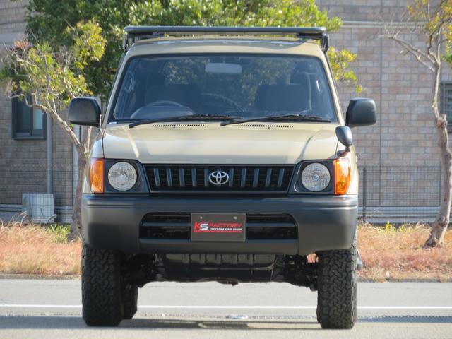 ランドクルーザープラド ＴＸ　９５プラド　ベージュ全塗装済み　ナロー仕様　ディーゼルターボ　丸目換装　マットブラックバンパー　ＡＲＢルーフラック　新品クリスタルオレンジコーナーレンズ　フリップダウンモニター　ナビ　フルセグＴＶ（31枚目）