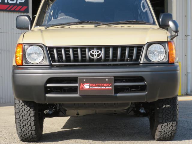 ランドクルーザープラド ＴＸ　９５プラド　ベージュ全塗装済み　ナロー仕様　ディーゼルターボ　丸目換装　マットブラックバンパー　ＡＲＢルーフラック　新品クリスタルオレンジコーナーレンズ　フリップダウンモニター　ナビ　フルセグＴＶ（33枚目）