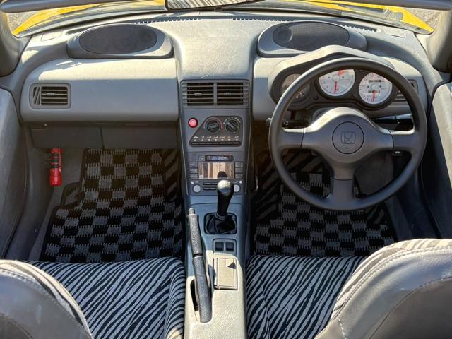 ビート ベースグレード　ベースグレード（２名）／５速マニュアル／ソフトトップ／純正Ｇａｔｈｅｒｓオーディオ／エアコン／パワーウィンドウ／実走行ｋ距離７９，０３７キロ／車検２年付き／ＳＰＡＲＣＯアルミホイール（4枚目）