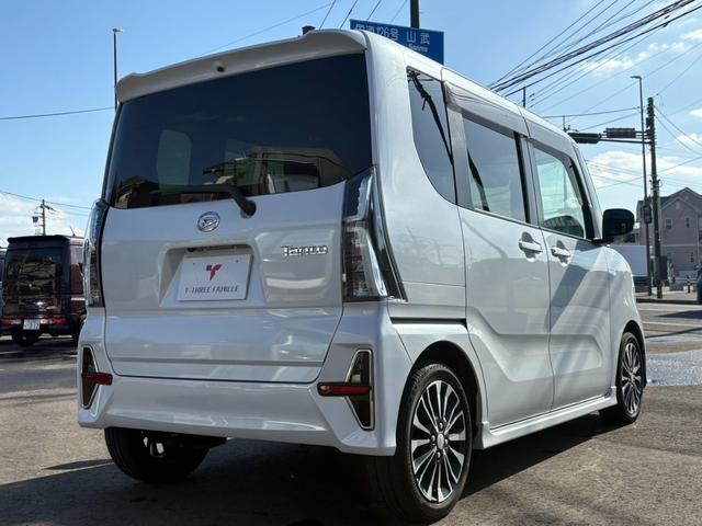 タント カスタムＲＳ　ワンオーナー／禁煙車／純正９インチナビ・フルセグ／Ｂｌｕｅｔｏｏｔｈ対応／バックカメラ／ＥＴＣ／純正ドラレコ／衝突被害軽減ブレーキ／両側電動スライドドア／ＬＥＤライト／純正シートカバー／シートヒーター（2枚目）