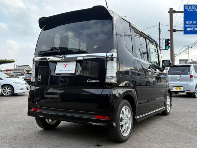 Ｎ－ＢＯＸカスタム Ｇ・Ａパッケージ　ワンオーナー／禁煙車／衝突被害軽減ブレーキ／純正ナビ・フルセグ／バックカメラ／Ｂｌｕｅｔｏｏｔｈ対応／ＥＴＣ／両側電動スライドドア／キセノンヘッドライト／社外１４インチアルミ／ドライブレコーダー（2枚目）