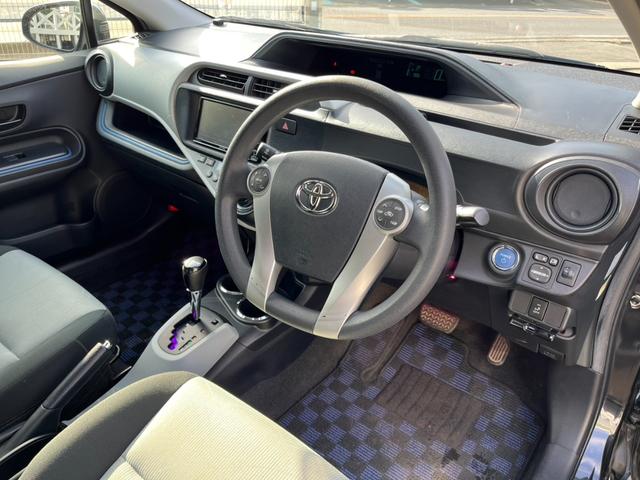 アクア Ｓ　ガナドールマフラー／社外ナビ／バックモニター／フルセグＴＶ／ＣＤ・ＤＶＤ再生／Ｂｌｕｅｔｏｏｔｈ音楽再生／オートライト／オートリトラクタブルミラー／ＥＴＣ／プッシュスタート／ＬＥＤバルブ／スペアキー（34枚目）