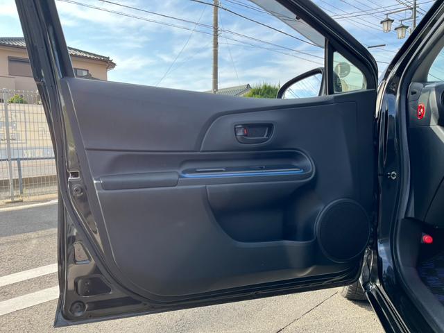 アクア Ｓ　ガナドールマフラー／社外ナビ／バックモニター／フルセグＴＶ／ＣＤ・ＤＶＤ再生／Ｂｌｕｅｔｏｏｔｈ音楽再生／オートライト／オートリトラクタブルミラー／ＥＴＣ／プッシュスタート／ＬＥＤバルブ／スペアキー（35枚目）