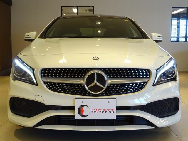 CLA180 スポーツ パノラミックスライディングルーフ レザーエクスクルーシブパッケージ レーダーセーフティパッケージ パークトロニック バックカメラ 純正ナビ フルセグTV パークトロニック キーレスゴー ETC LED(2枚目)
