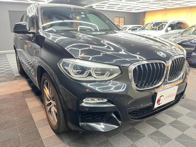 Ｘ３ ｘＤｒｉｖｅ　２０ｄ　Ｍスポーツ　アクティブクルーズコントロール　ブラウンレザーシート　純正ナビ　フルセグＴＶ　トップビュー＋サイドビューカメラ　オートマチックテールゲート　ＬＥＤヘッドライト　パドルシフト　ＢＳＭ　ＬＫＡ　１９ＡＷ（6枚目）