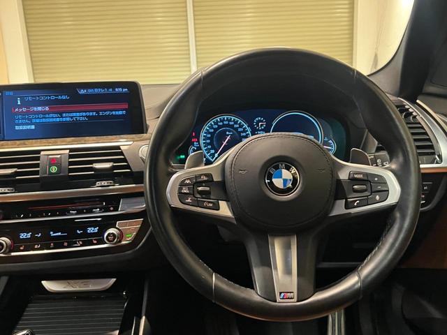 Ｘ３ ｘＤｒｉｖｅ　２０ｄ　Ｍスポーツ　アクティブクルーズコントロール　ブラウンレザーシート　純正ナビ　フルセグＴＶ　トップビュー＋サイドビューカメラ　オートマチックテールゲート　ＬＥＤヘッドライト　パドルシフト　ＢＳＭ　ＬＫＡ　１９ＡＷ（12枚目）