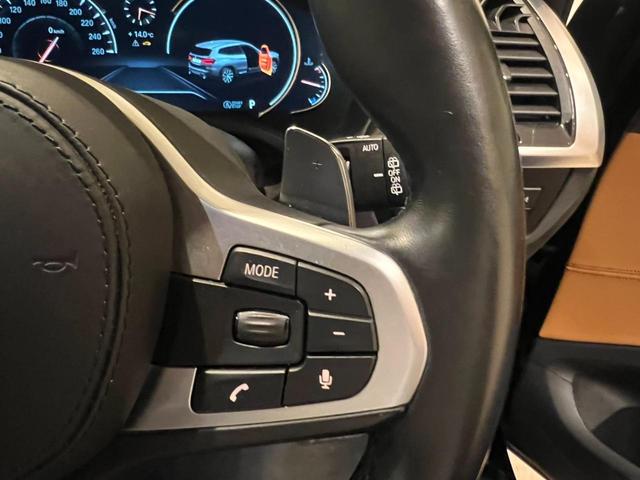 Ｘ３ ｘＤｒｉｖｅ　２０ｄ　Ｍスポーツ　アクティブクルーズコントロール　ブラウンレザーシート　純正ナビ　フルセグＴＶ　トップビュー＋サイドビューカメラ　オートマチックテールゲート　ＬＥＤヘッドライト　パドルシフト　ＢＳＭ　ＬＫＡ　１９ＡＷ（22枚目）