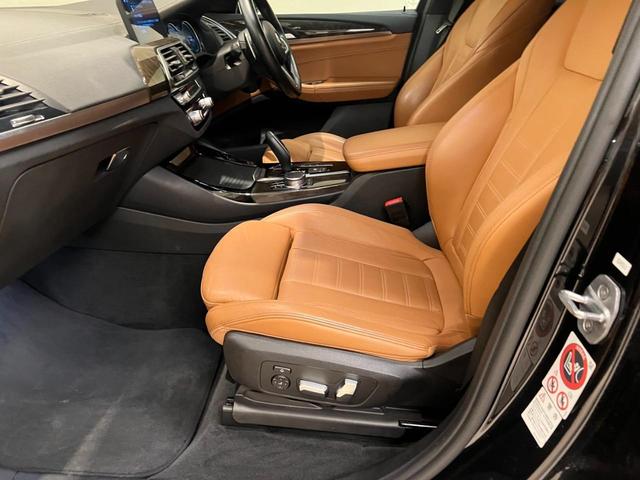 Ｘ３ ｘＤｒｉｖｅ　２０ｄ　Ｍスポーツ　アクティブクルーズコントロール　ブラウンレザーシート　純正ナビ　フルセグＴＶ　トップビュー＋サイドビューカメラ　オートマチックテールゲート　ＬＥＤヘッドライト　パドルシフト　ＢＳＭ　ＬＫＡ　１９ＡＷ（39枚目）